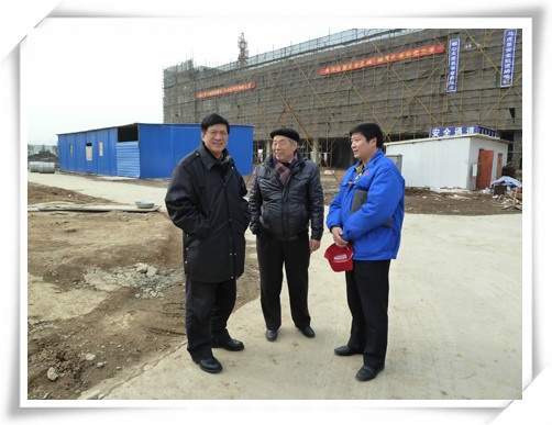 中國塑料加工工業協會常務副會長曹儉參觀考察南京聚鋒新材料有限公司